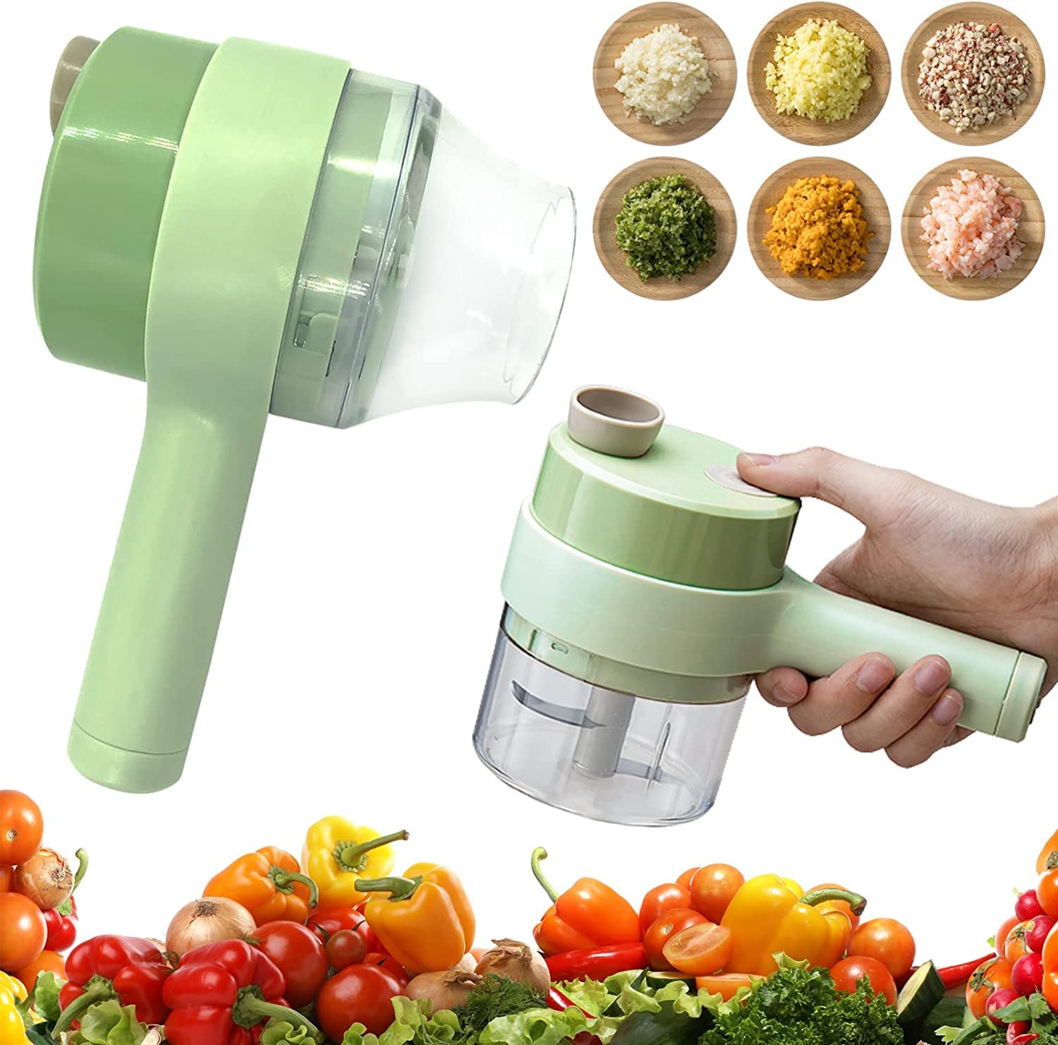 Rechargeable vegetable cutter