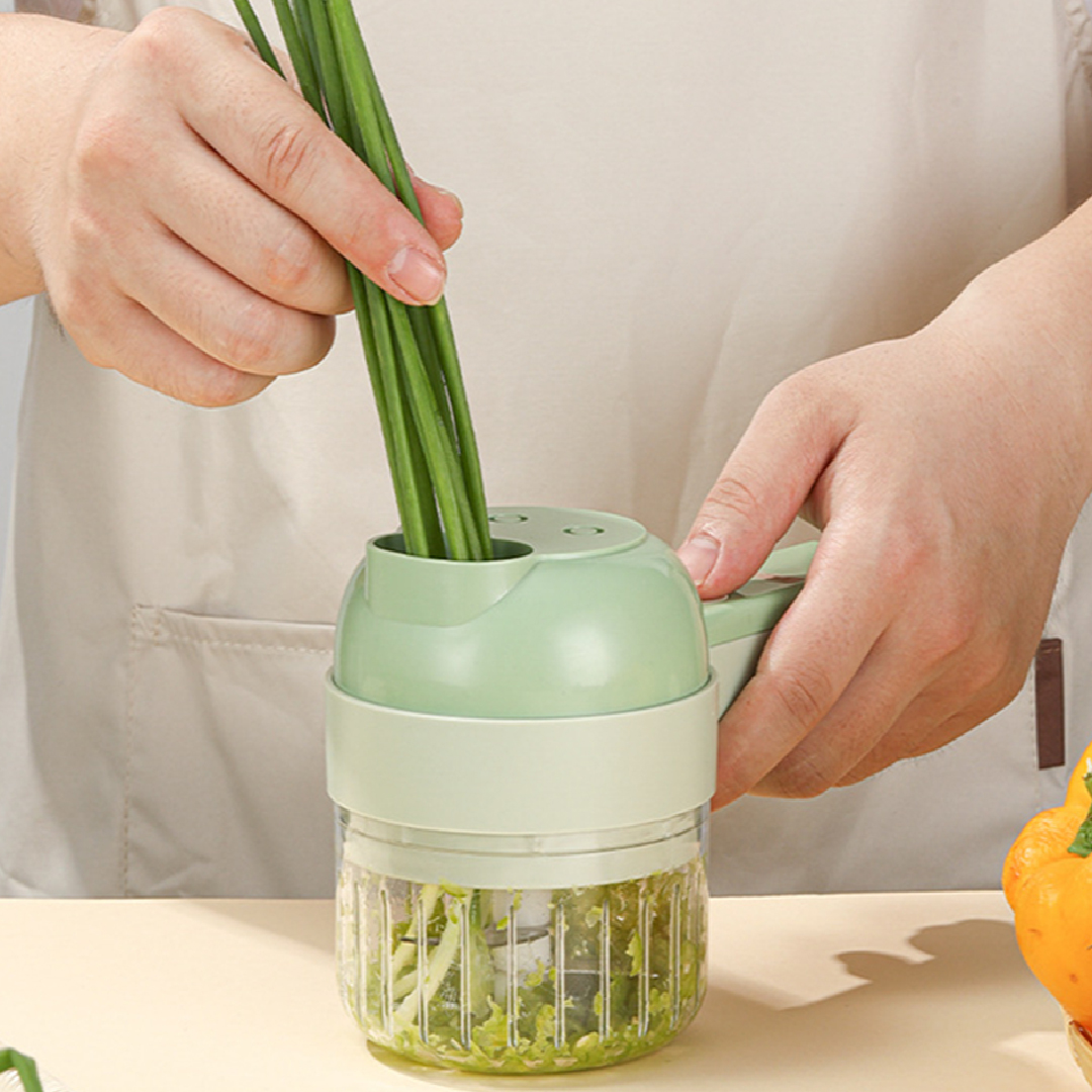 Rechargeable vegetable cutter