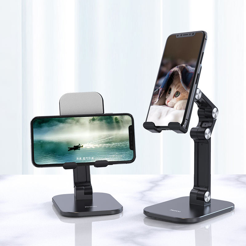 Desktop stand for cell phones