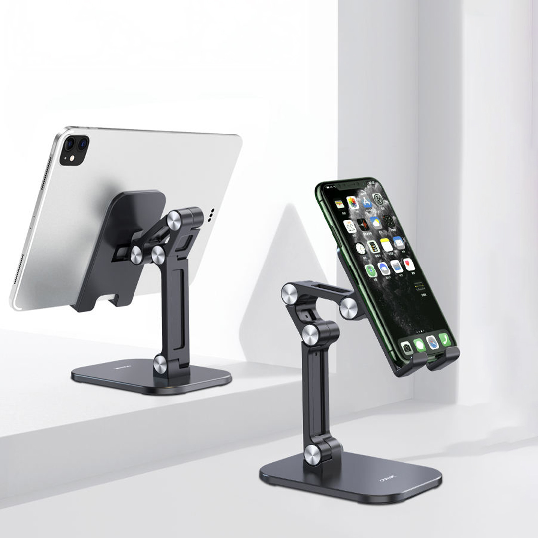 Desktop stand for cell phones