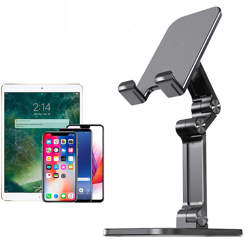 Desktop stand for cell phones