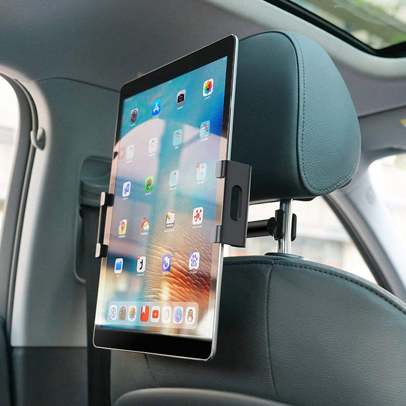 Phone and iPad holder on the car seat