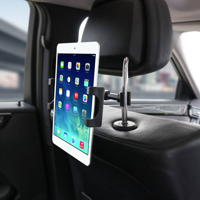 Phone and iPad holder on the car seat