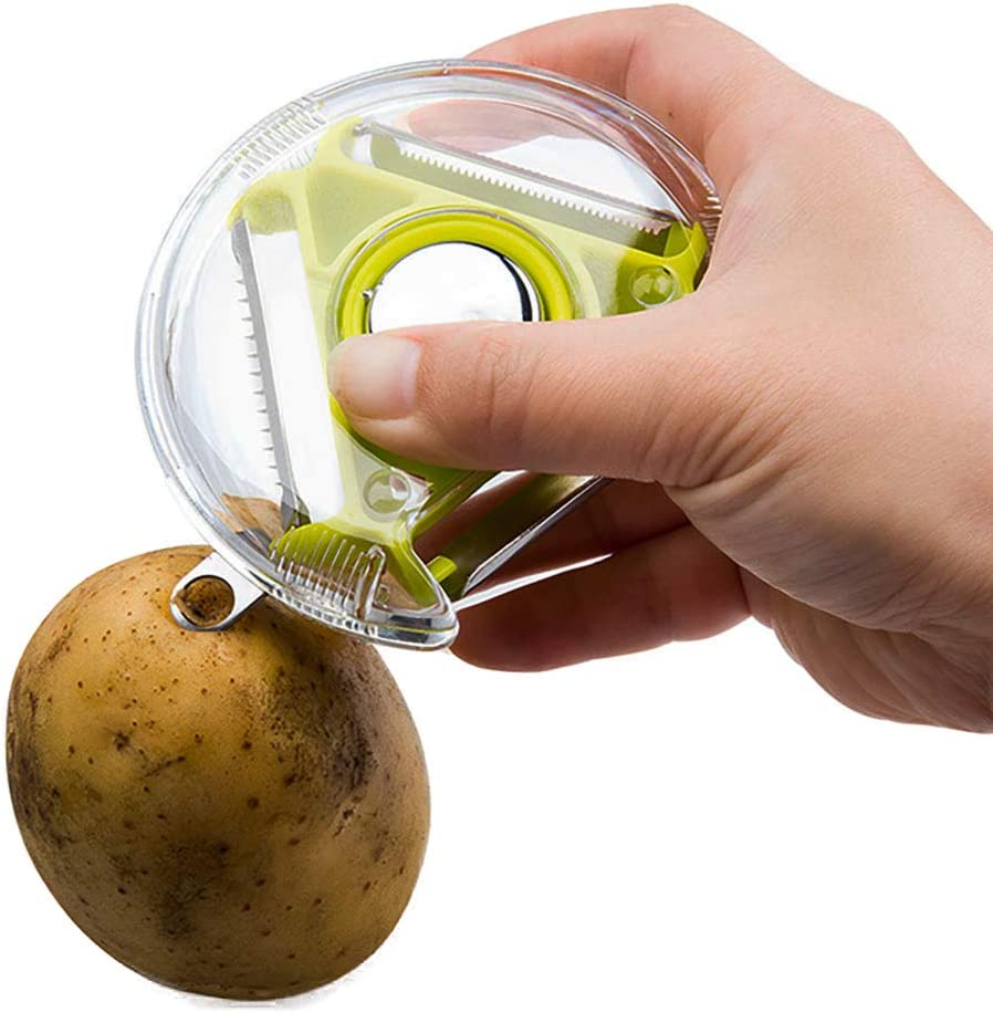 Circular peeler for fruits and vegetables