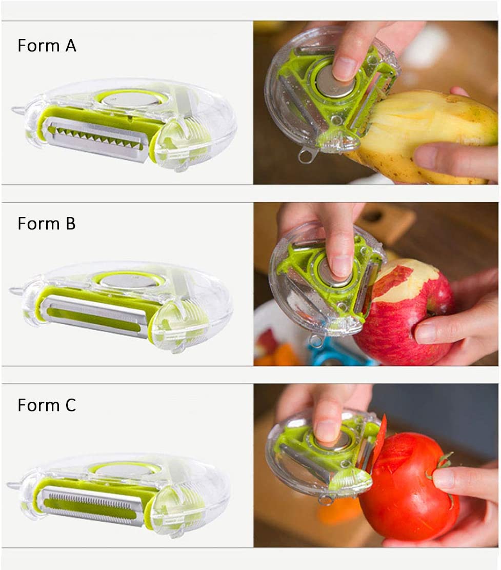 Circular peeler for fruits and vegetables