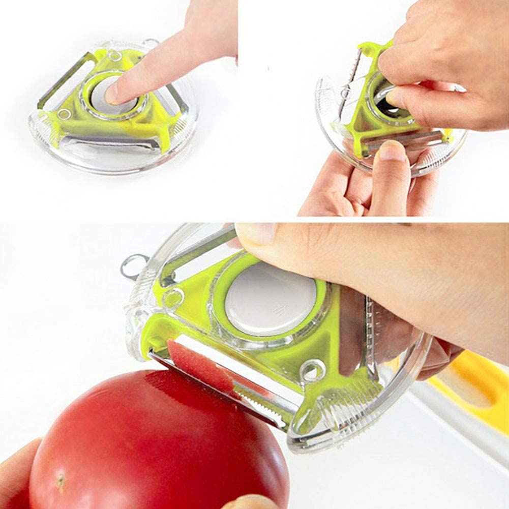 Circular peeler for fruits and vegetables