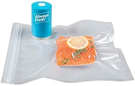 Air vacuum device for food preservation bags