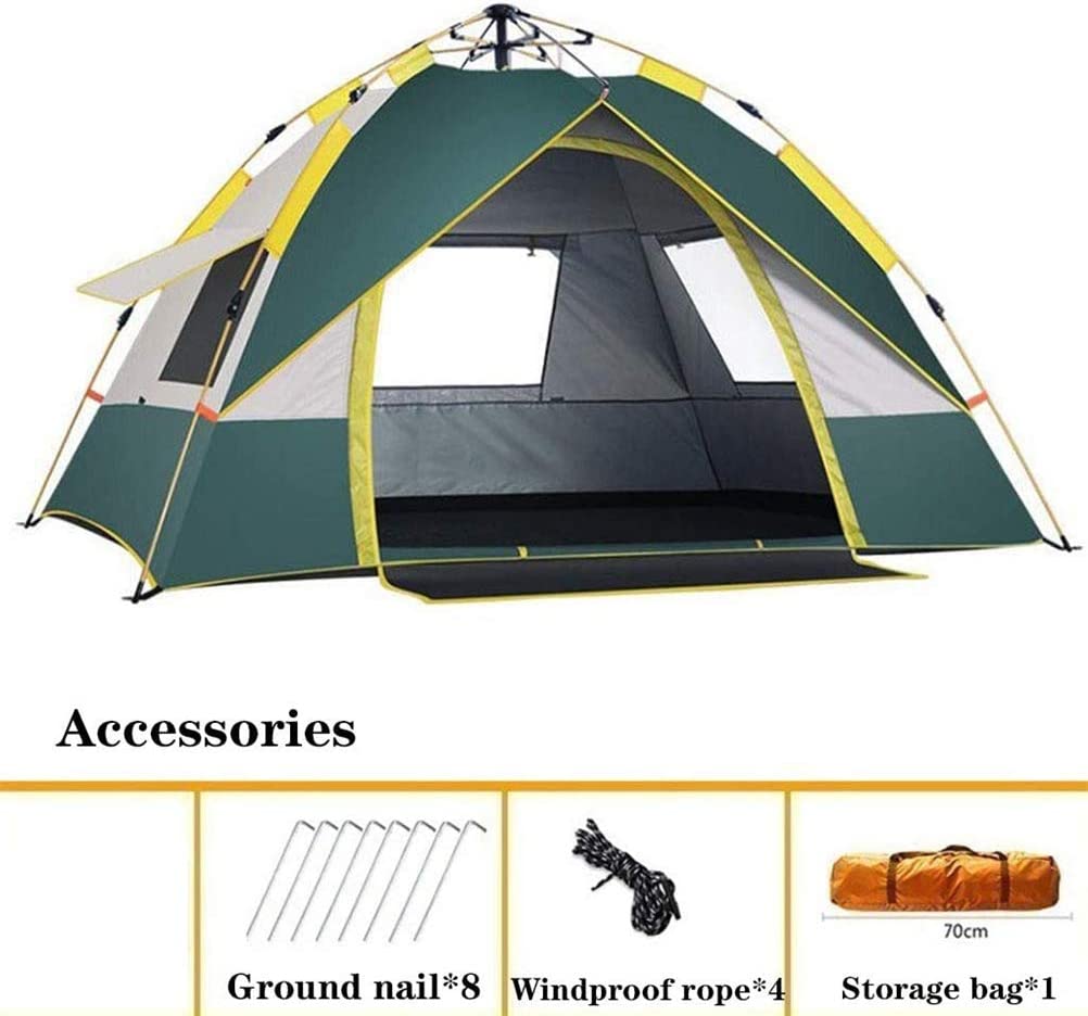 Waterproof family camping tent