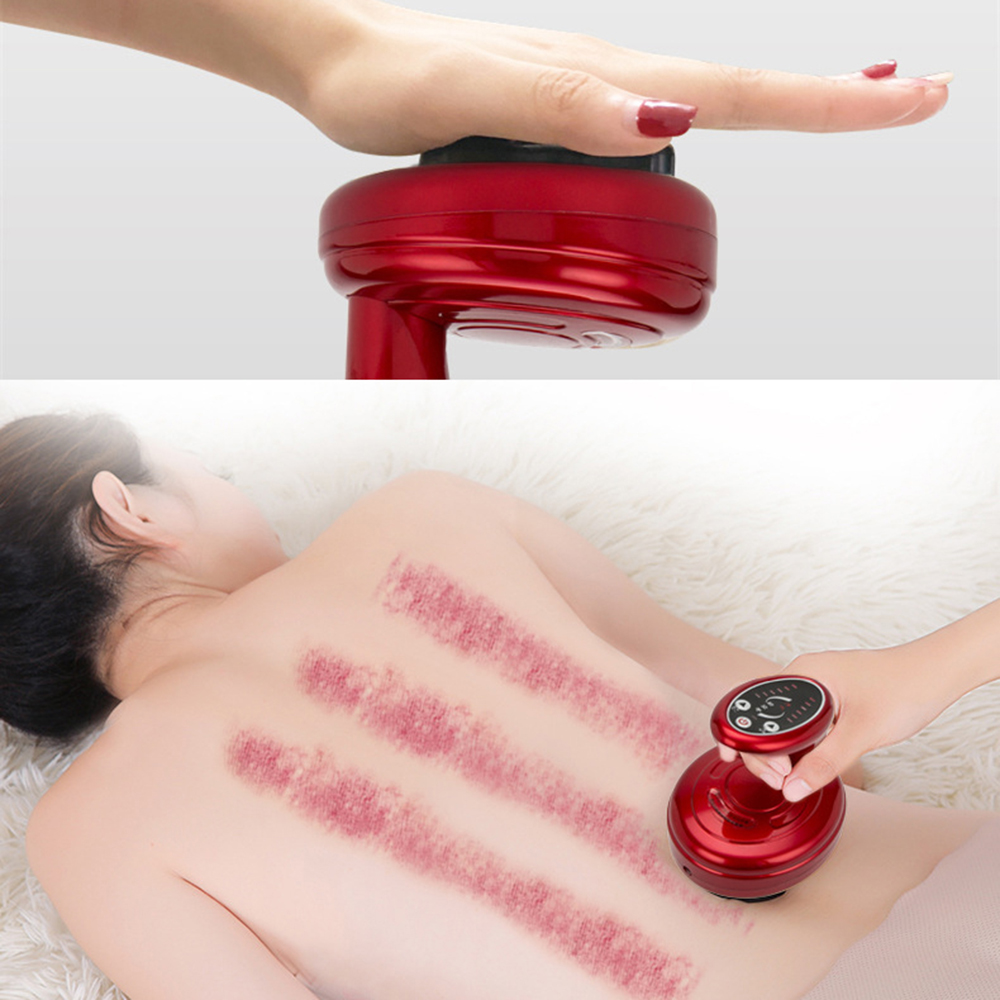 Cupping and electric massage device