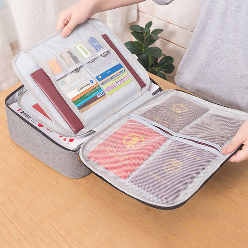 Bag for storing documents and passports