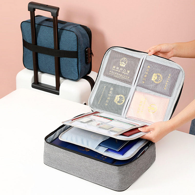 Bag for storing documents and passports