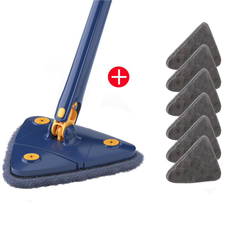 Folding floor mop