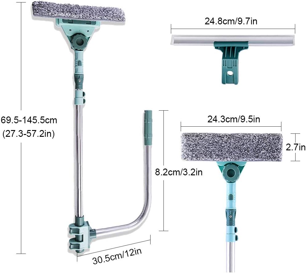 Glass cleaning squeegee