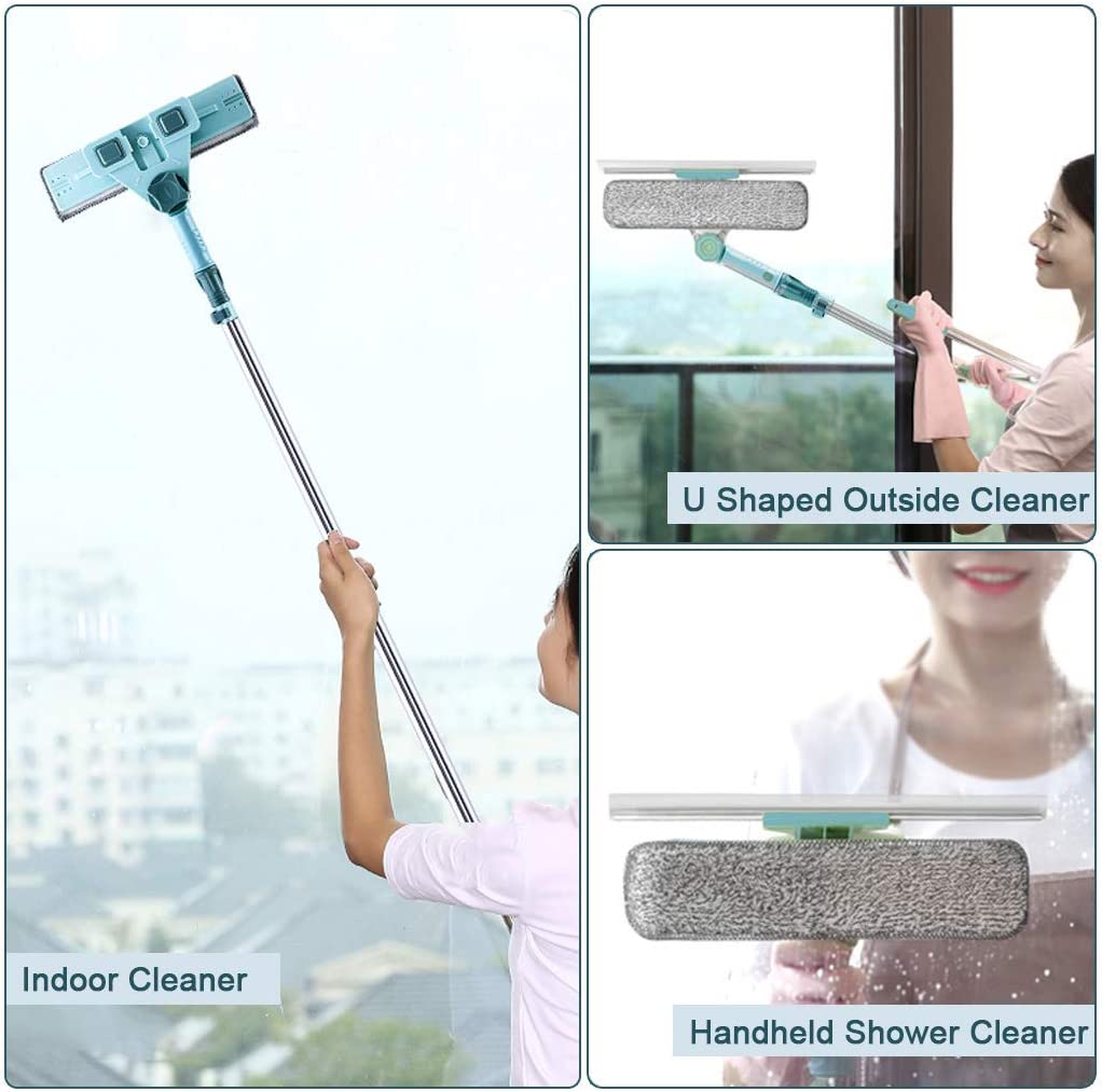 Glass cleaning squeegee