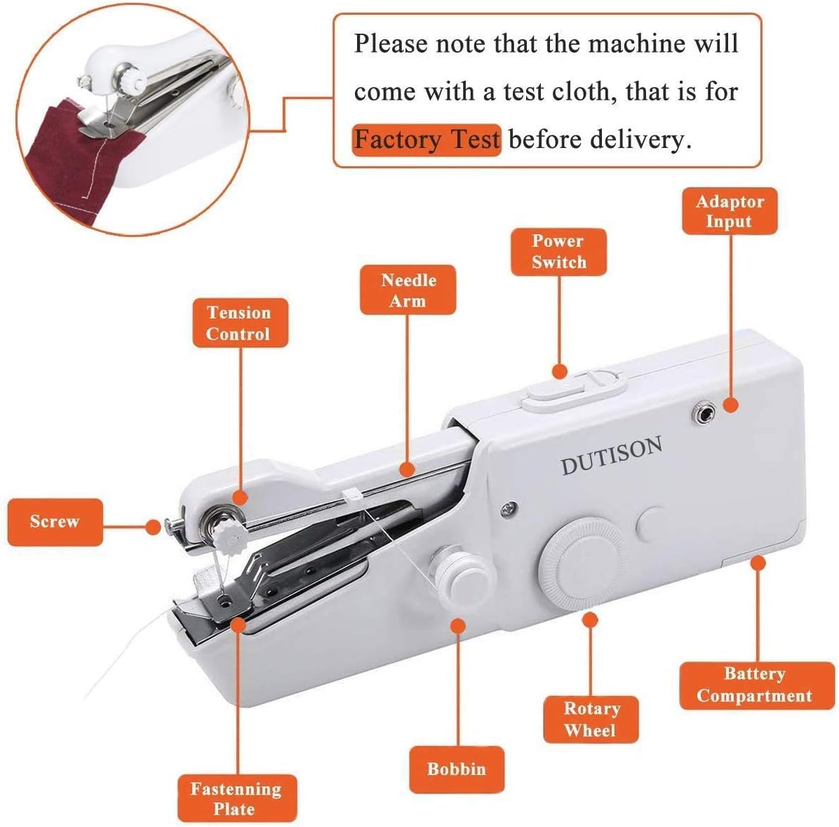 Portable sewing machine