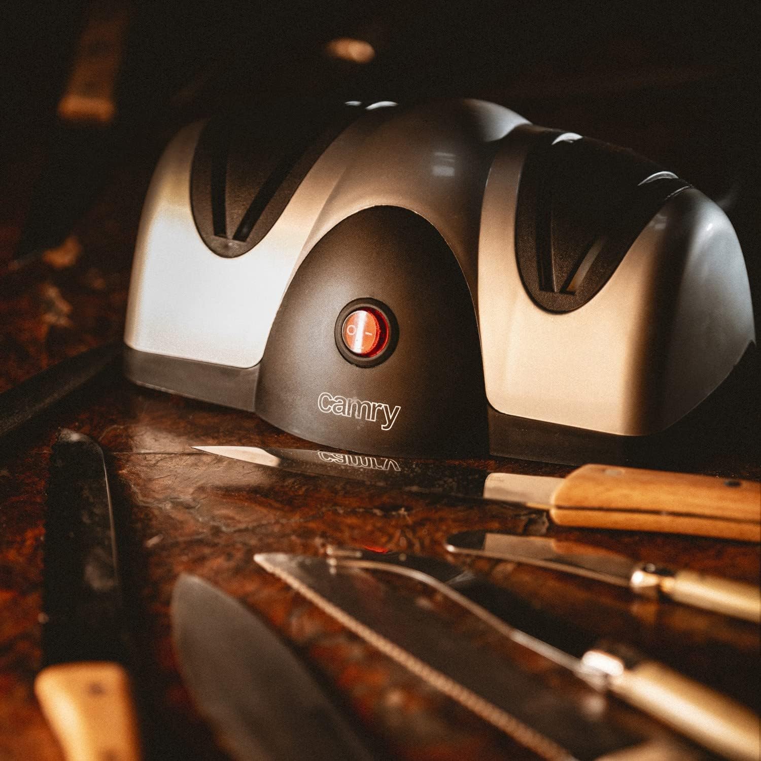 Electric knife sharpener