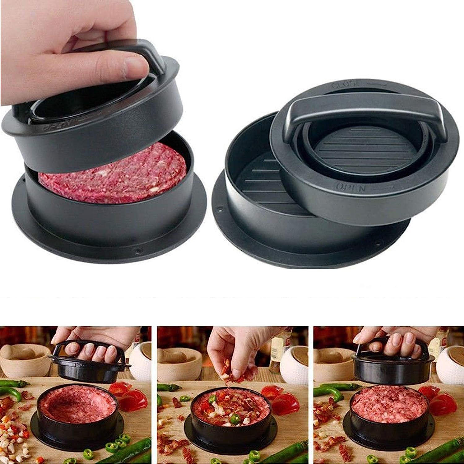 Manual Burger Press