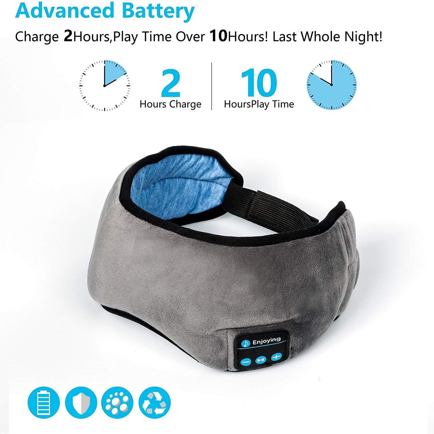 Sleep Mask with Headphones