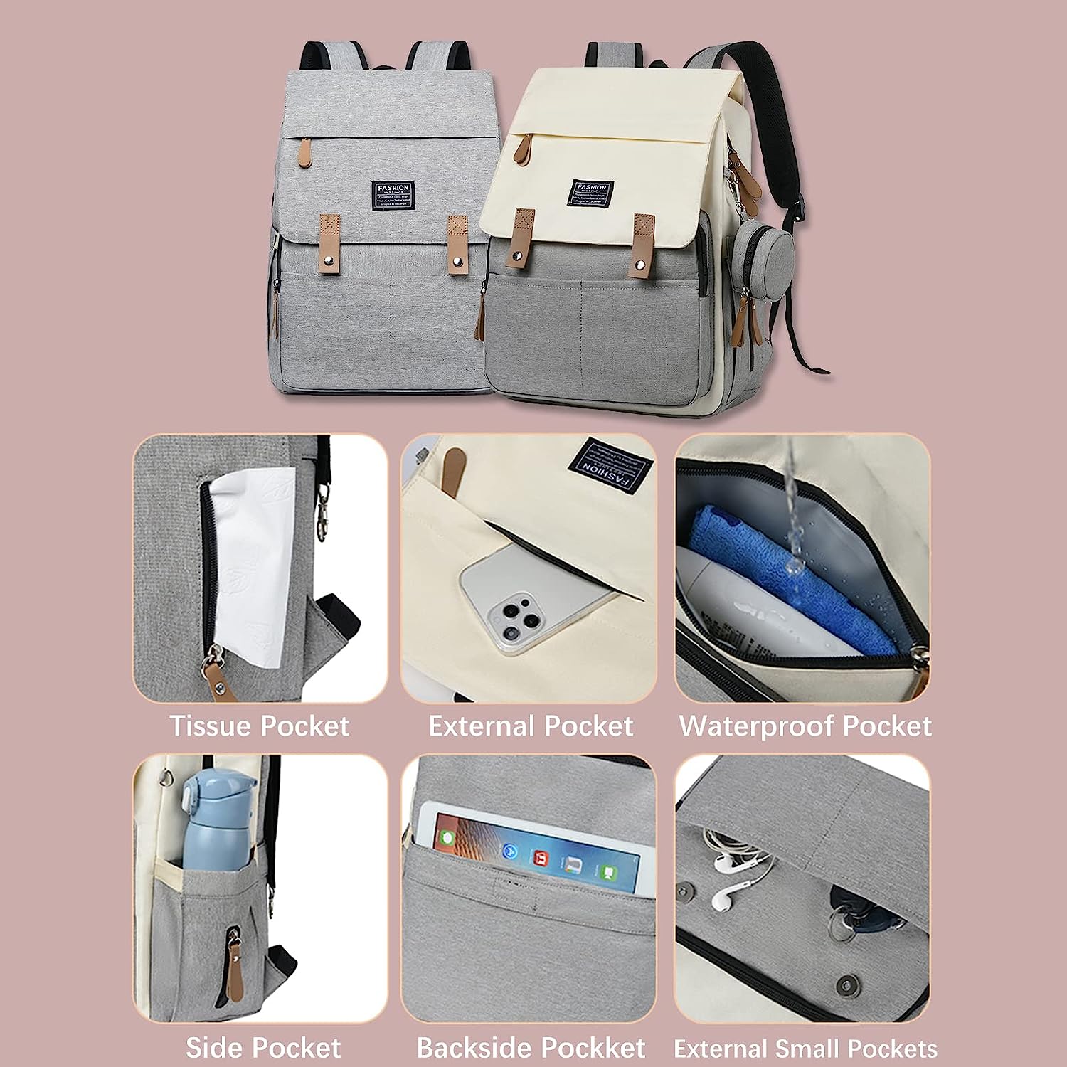 Multi-Functional Diaper Bag