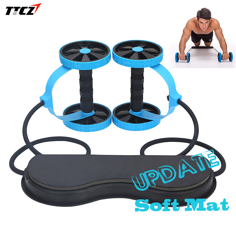 Abdominal Double-Wheeled Exerciser