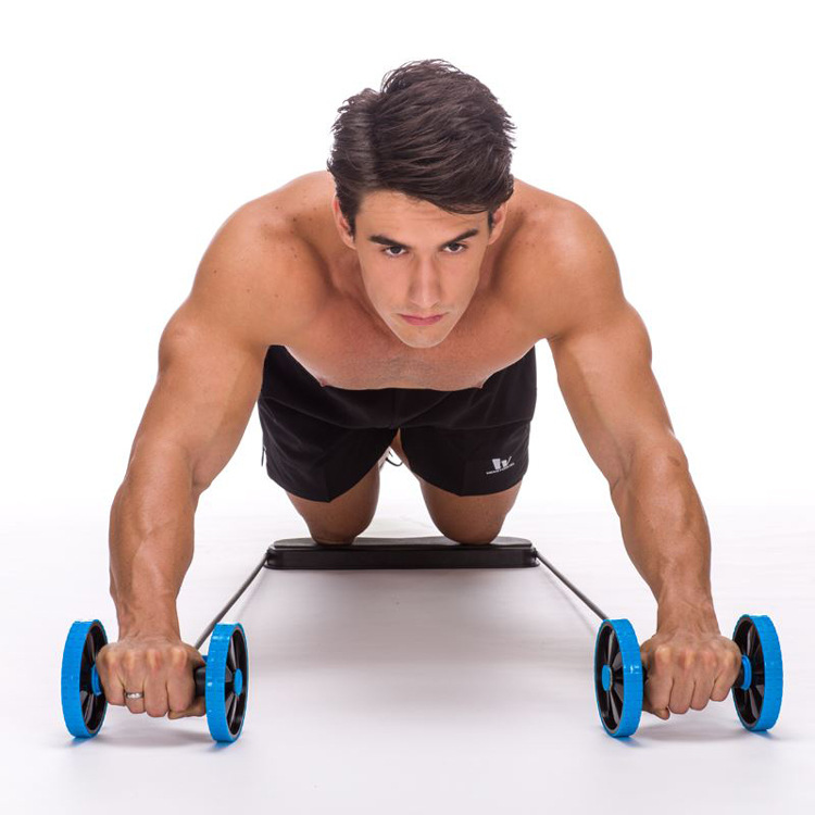 Abdominal Double-Wheeled Exerciser