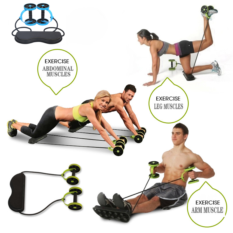 Abdominal Double-Wheeled Exerciser