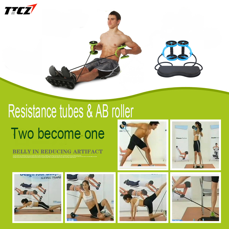 Abdominal Double-Wheeled Exerciser