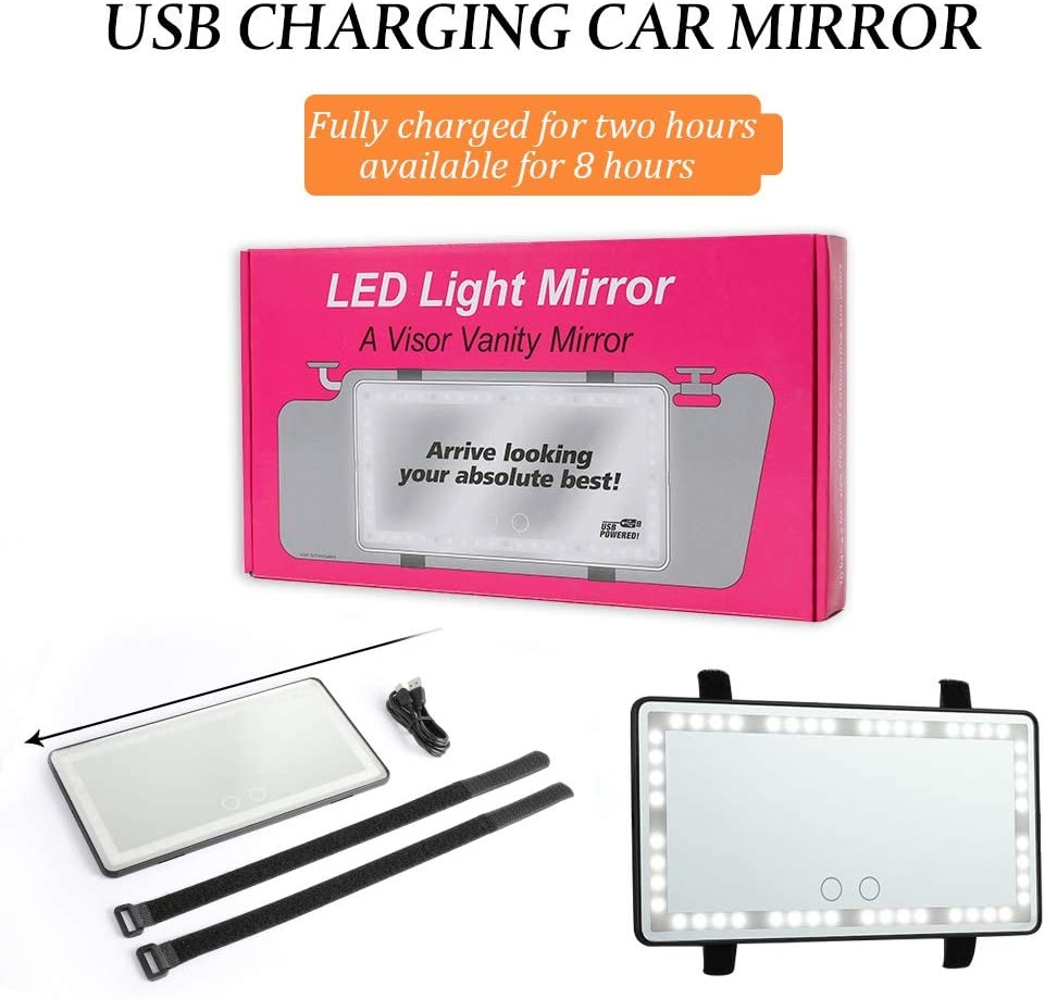 Car LED Lights Mirror