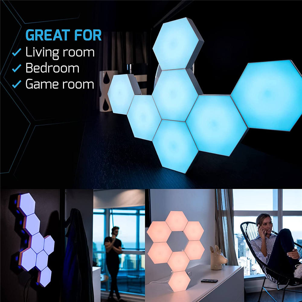 RBG Hexagon Wall Lamps