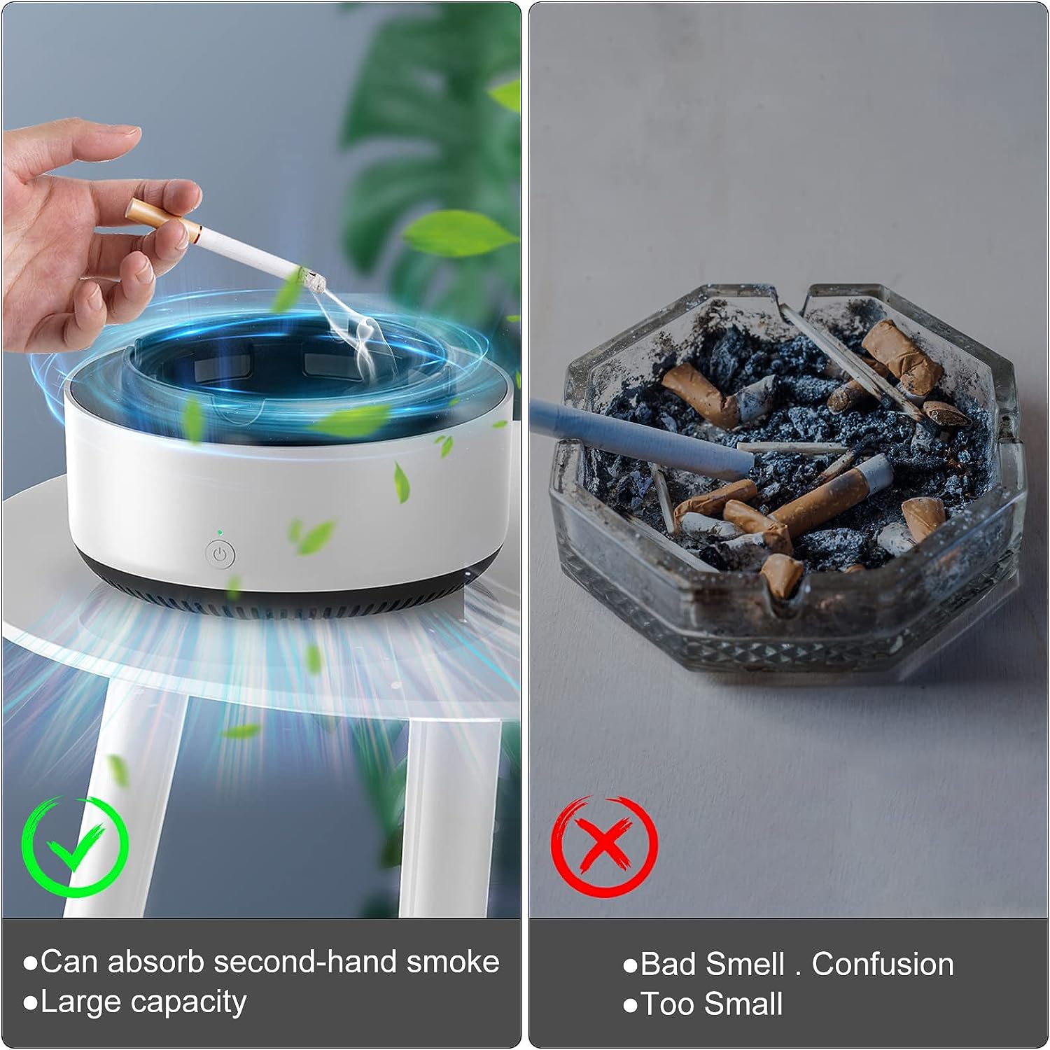 Self-Extinguishing Ashtray