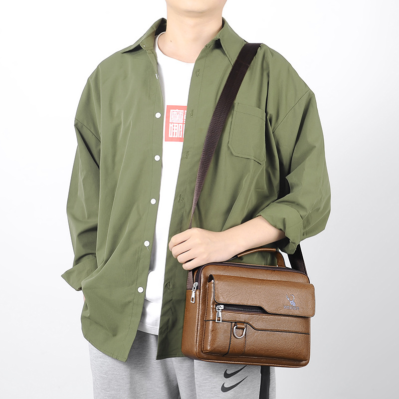 Men Leather Shoulder Bag