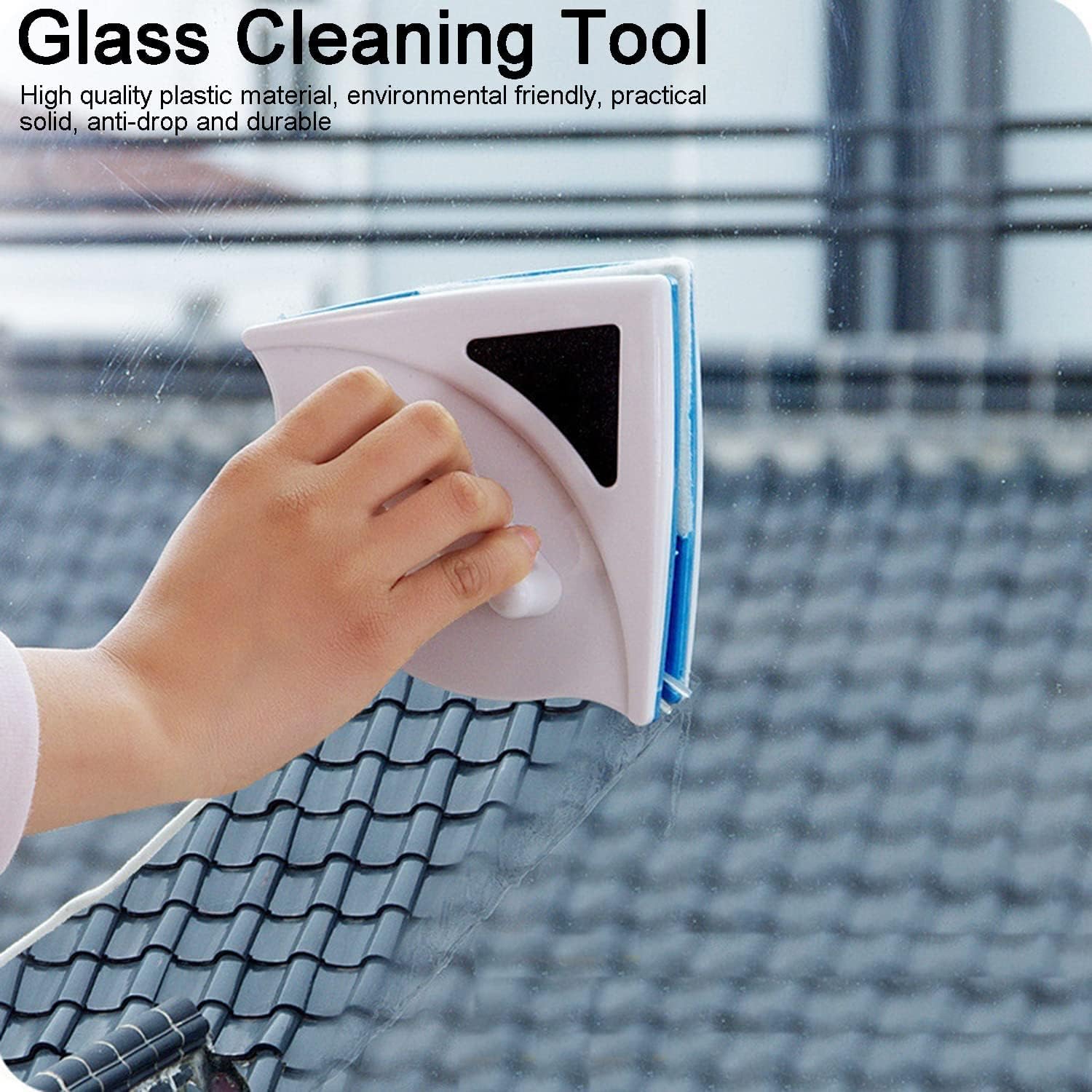 Magnetic glass cleaner