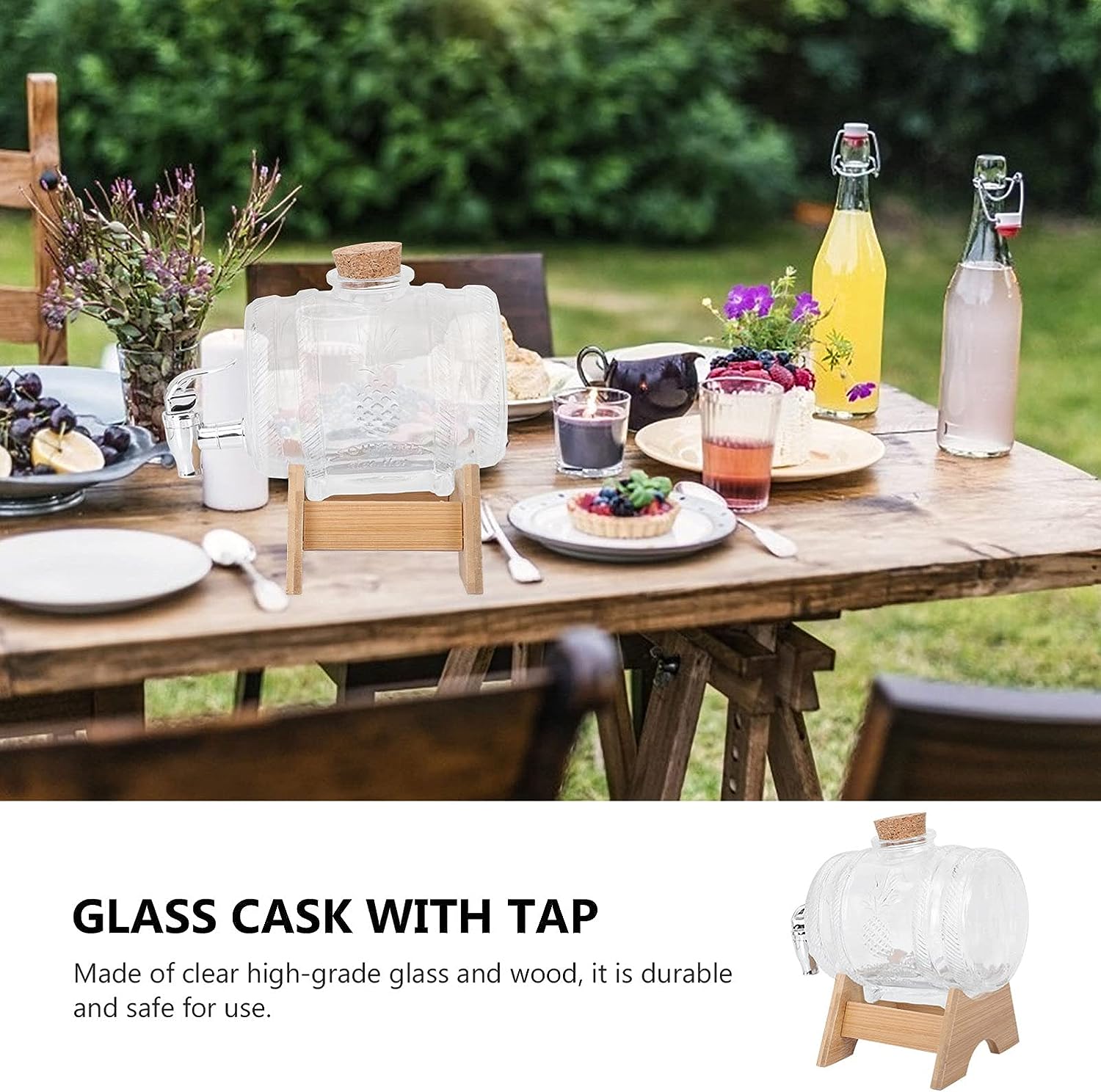 Glass Drink Dispenser