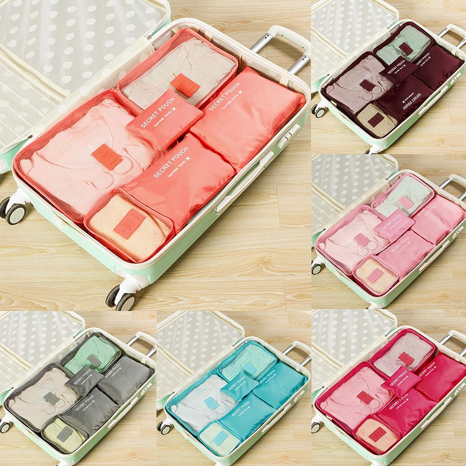 Travel Luggage Organizer Set