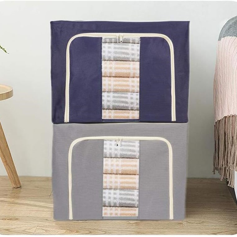 Large zippered storage box