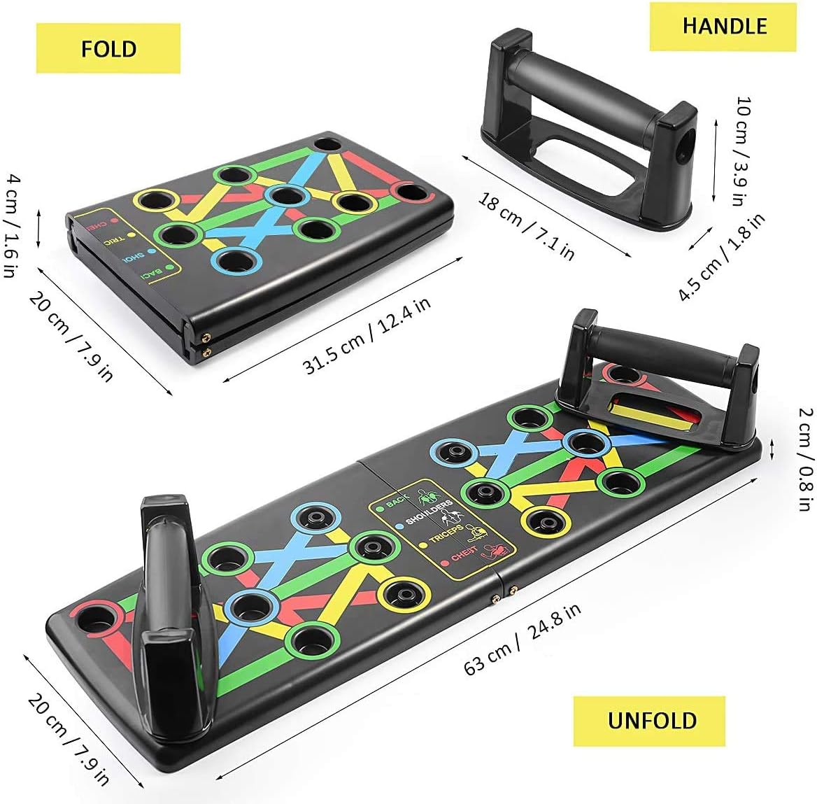 Foldable Push-up Board